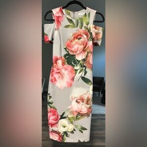 Calvin Klein floral dress size 4